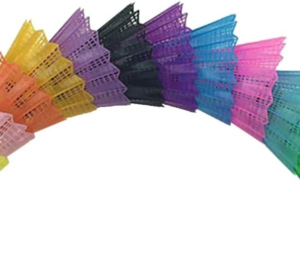 12-Pack Plastic Shuttlecocks