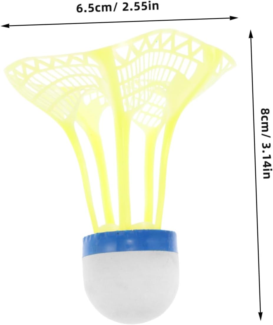 10-Pack Wind-Resistant Plastic Shuttlecocks - Image 2