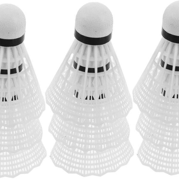 12-Pack Nylon Shuttlecocks