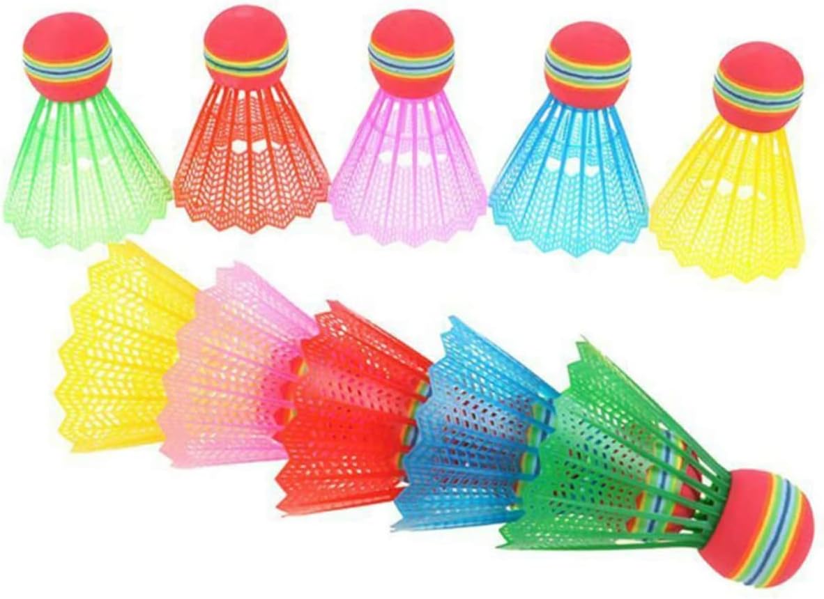 12-Pack Durable Nylon Shuttlecocks
