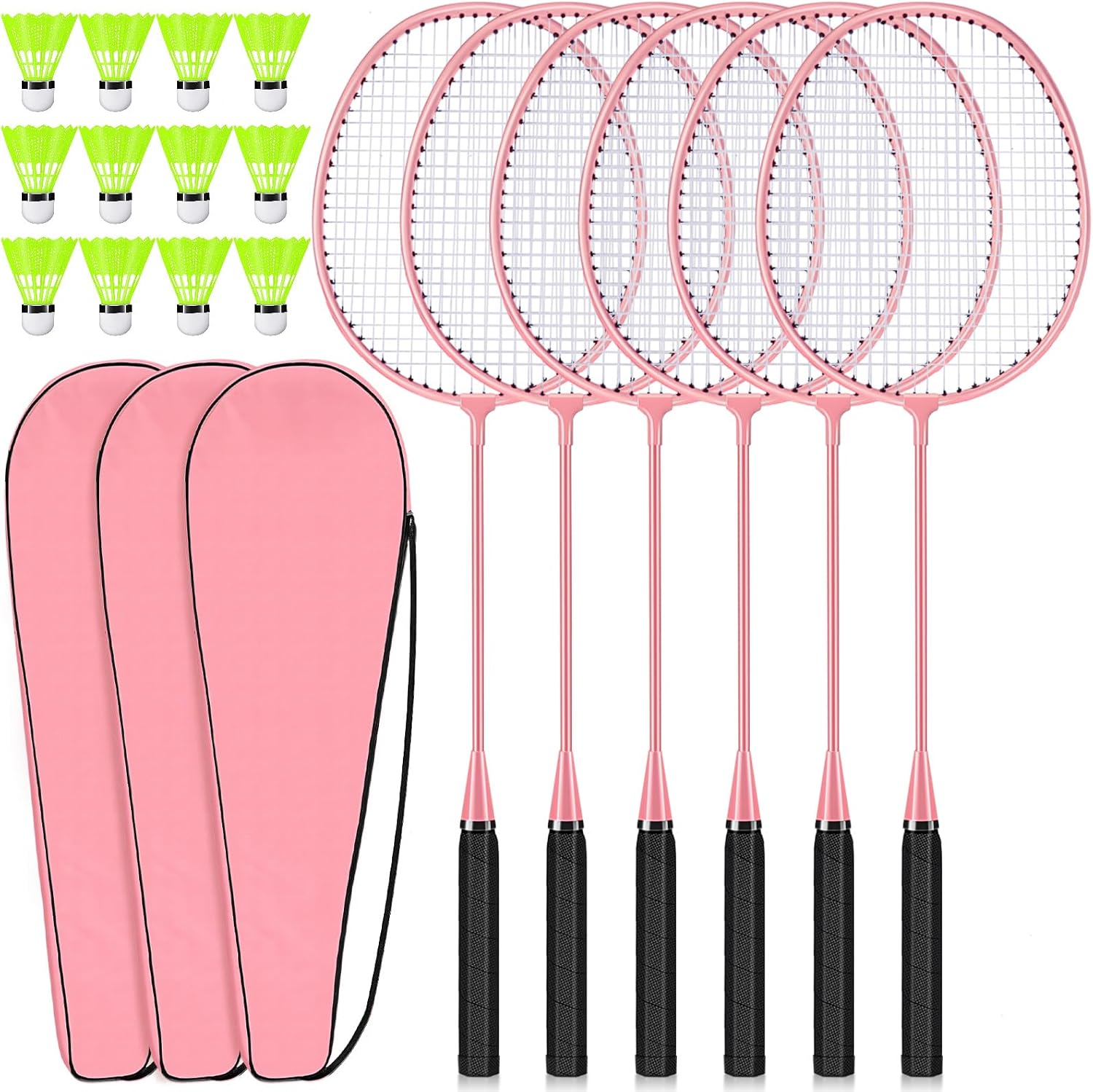 6-racket badminton set