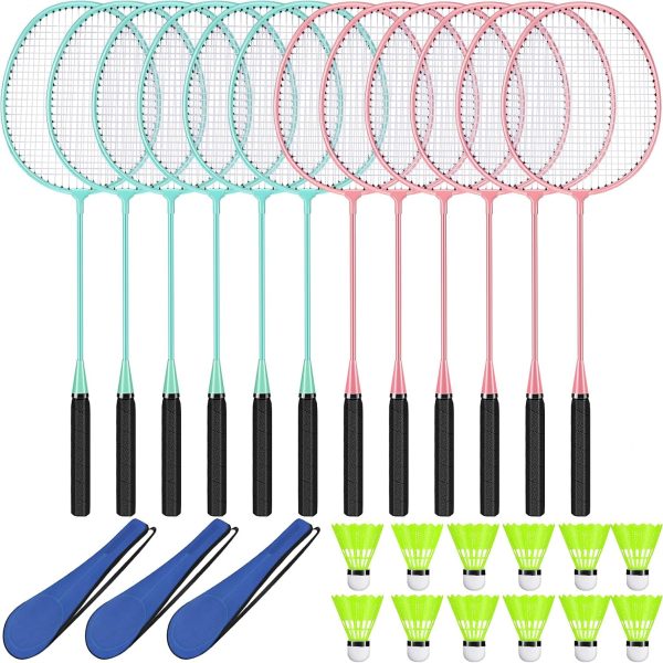 12-Racket Badminton Set