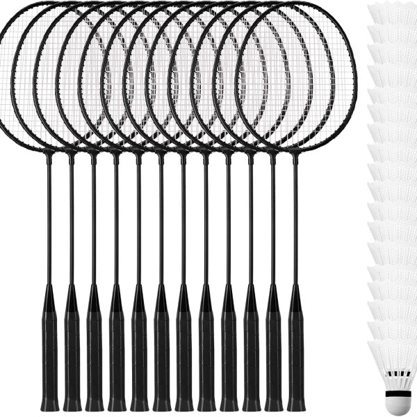 12-Racket Badminton Set