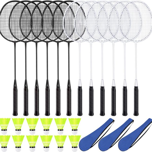 12-Racket Badminton Set