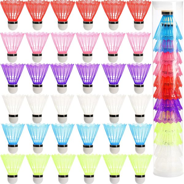 48-Pack Plastic Shuttlecocks