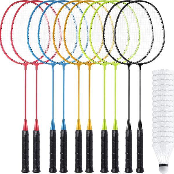 10-Racket Badminton Set